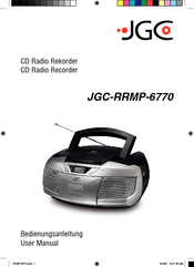 JGC JGC-RRMP-6770 User Manual