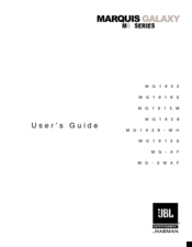 Marquis M G1915 M User Manual