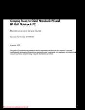 Hp Paq Presario Cq61 Manuals Manualslib