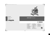 Bosch GCM 12 SDE Professional Original Instructions Manual