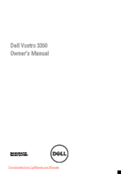 Dell Vostro 3350 Owner's Manual