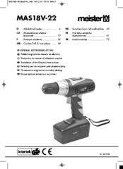 Meister MAS18V-22 Translation Of The Original Instructions