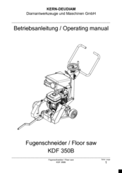 KERN KDF 350B Operating Manual