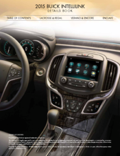 Buick 2015 IntelliLink Details Book