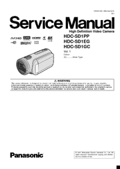 Panasonic HDC-SD1PP Service Manual