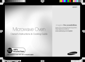 Samsung GE83dT Owner's Instructions & Cooking Manual