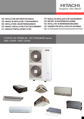 Hitachi RAS-12-HNP Installation And Operation Manual