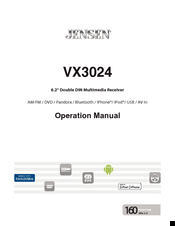 Jensen VX302 Operation Manual