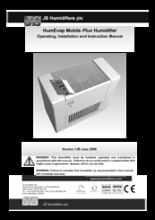 JS Humidifiers HumEvap Mobile Plus Operating Manual