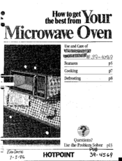 Hotpoint REM4F Use And Care Manual