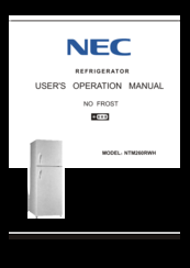NEC NTM360RWH User's Operation Manual