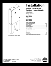 Keltech C2N503/400D Installation Manual