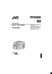 JVC GR-DA20EK Instructions Manual