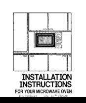 Whirlpool MS3080XY Installation Instructions Manual