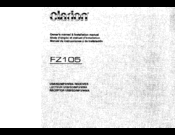Clarion FZ105 Owner's Manual