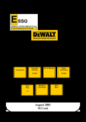 DeWalt DW005K Manual