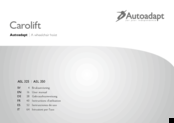 Autoadapt Carolift ASL 350 User Manual