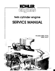 Kohler K662 Service Manual