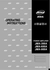 Jedia JMA-300A Operating	 Instruction