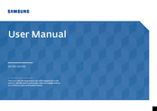 Samsung OM24E User Manual