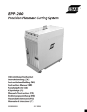 ESAB EPP-200 Instruction Manual