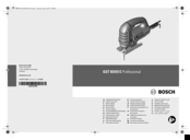 Bosch GST 8000 E Professional Original Instructions Manual