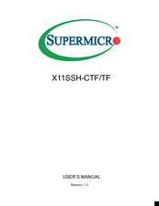 Supermicro X11SSH-CTF User Manual