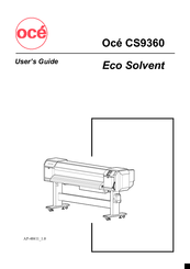 Oce CS9360 User Manual