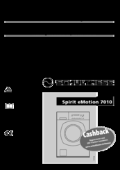 Schulthess Spirit eMotion 7010 Instructions For Use Manual