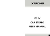 Xtrons D12 User Manual