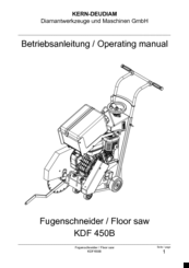 KERN-DEUDIAM KDF 450B Operating Manual