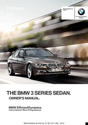 BMW gran turismo 3 series Owner's Manual
