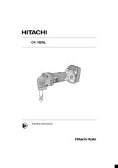 Hitachi CN 18DSL Handling Instructions Manual
