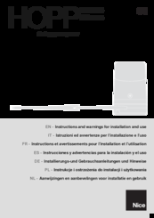 HOPP HO7224 Instructions And Warnings For Installation And Use