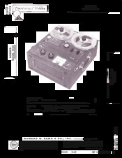 Roberts I92FT Operating Instructions Manual