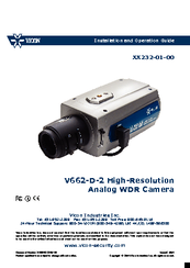 Vicon V662-D-2 Installation And Operation Manual