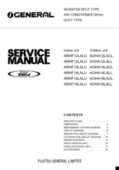 Fujitsu ARHF12LALU Service Manual