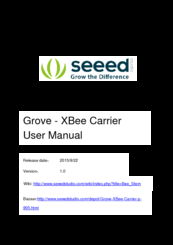 Seeed GroveXBee Carrier User Manual