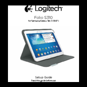 Logitech Folio S310 Setup Manual