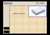 Epson GT-7000 Photo Service Manual