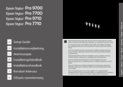 Epson Stylus Pro 7700 Series Setup Manual