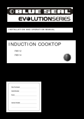 Blue Seal IN514 Installation And Operation Manual