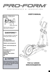 Proform Space Saver 700 Manuals | ManualsLib