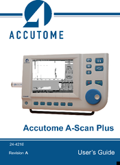 Accutome a-scan plus User Manual
