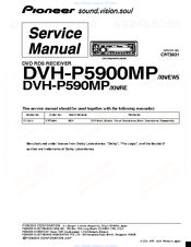 Pioneer DVH-P5900MP Service Manual