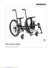 Otto Bock Discovery tmax Instructions For Use Manual