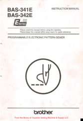 Brother BAS-342E Instruction Manual