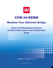 SAF CFM-34-REBM Manual
