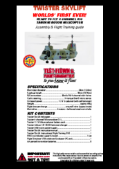 Jperkins TWISTER SKYLIFT Assembly & Flight Training Manual