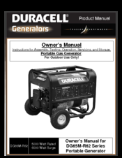 Duracell DG65M-R62 Series Owner's Manual